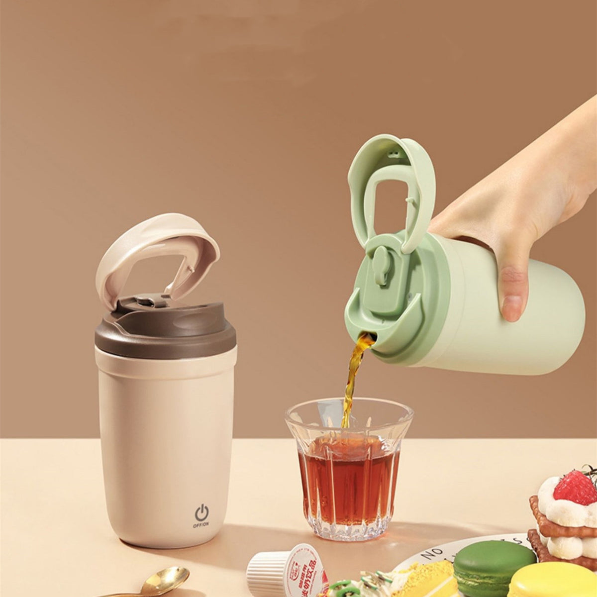 Portable And Versatile Rotating Fully Automatic Mixing Cup