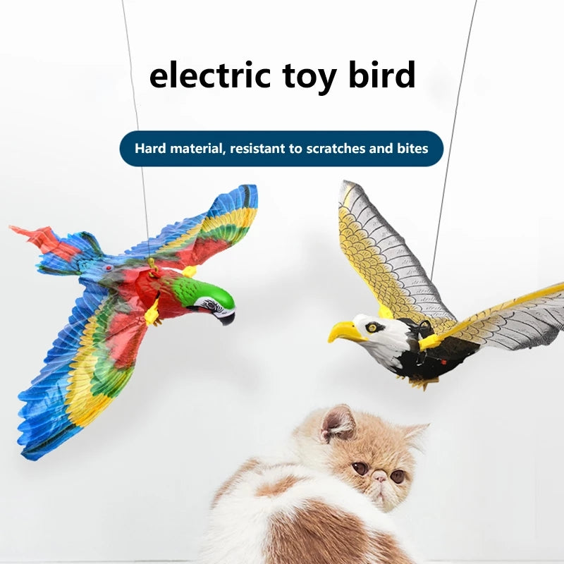 Simulation Bird Cat Interactive Toy: Realistic eagle for engaging play
